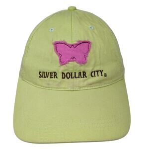 Silver Dollar City Slideback Baseball Cap Green One Size Adjustable Oki Wear